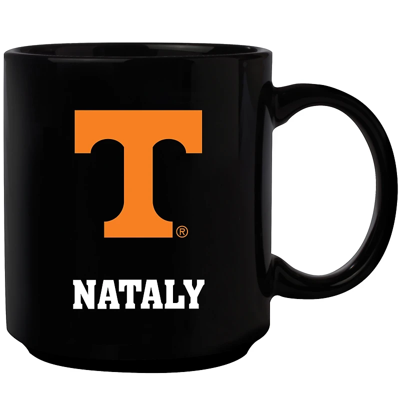 Black Tennessee Volunteers 11oz. Personalized Mug