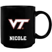 Black Virginia Tech Hokies 11oz. Personalized Mug