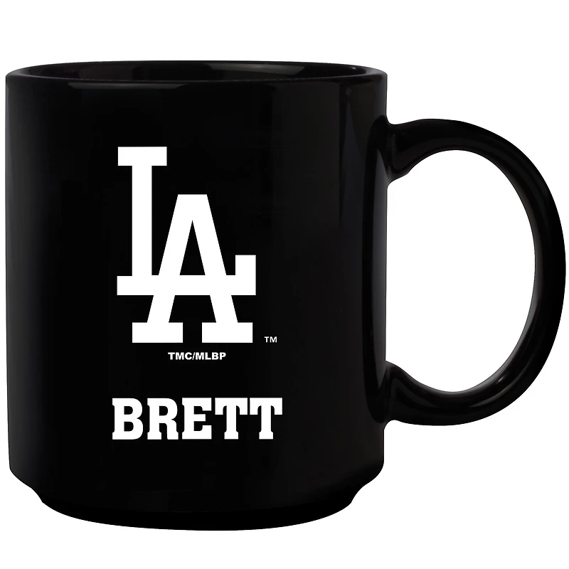 Black Los Angeles Dodgers 11oz. Personalized Mug