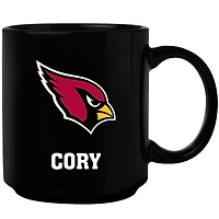 Black Arizona Cardinals 11oz. Personalized Mug