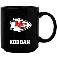 Black Kansas City Chiefs 11oz. Personalized Mug