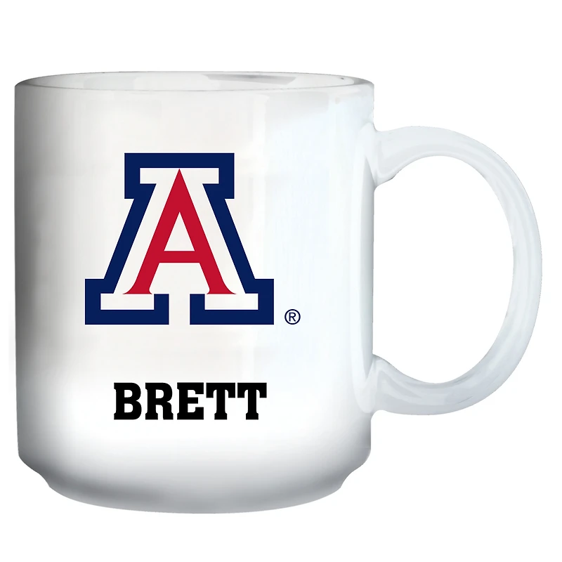 White Arizona Wildcats 11oz. Personalized Mug