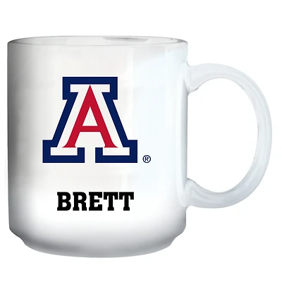 White Arizona Wildcats 11oz. Personalized Mug