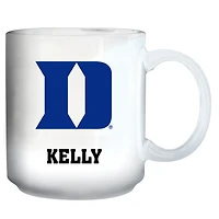 White Duke Blue Devils 11oz. Personalized Mug