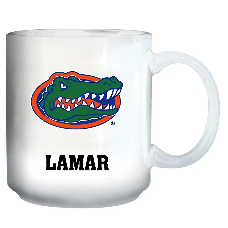 White Florida Gators 11oz. Personalized Mug