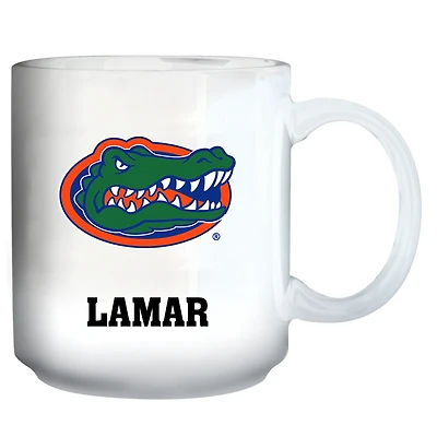 White Florida Gators 11oz. Personalized Mug