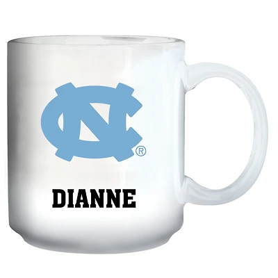 White North Carolina Tar Heels 11oz. Personalized Mug
