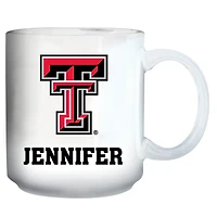 White Texas Tech Red Raiders 11oz. Personalized Mug
