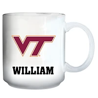 White Virginia Tech Hokies 11oz. Personalized Mug