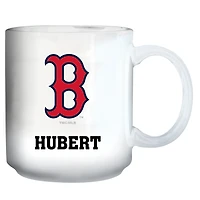 White Boston Red Sox 11oz. Personalized Mug