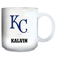White Kansas City Royals 11oz. Personalized Mug