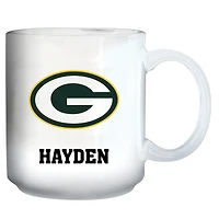 White Green Bay Packers 11oz. Personalized Mug