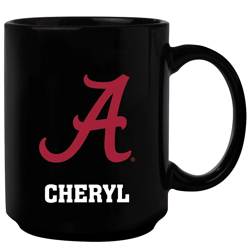 Black Alabama Crimson Tide 15oz. Personalized Mug