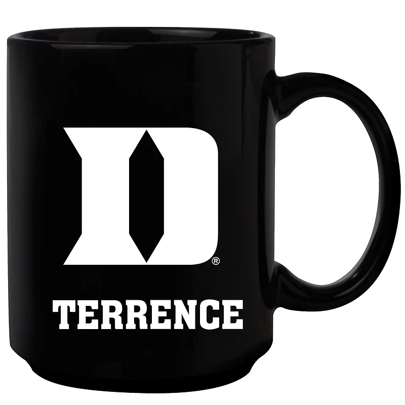 Black Duke Blue Devils 15oz. Personalized Mug