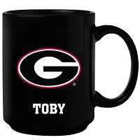 Black Georgia Bulldogs 15oz. Personalized Mug