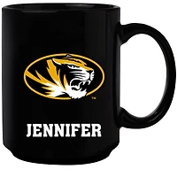 Black Missouri Tigers 15oz. Personalized Mug