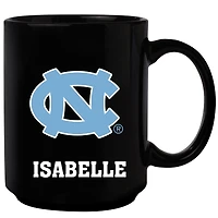 Black North Carolina Tar Heels 15oz. Personalized Mug