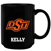 Black Oklahoma State Cowboys 15oz. Personalized Mug