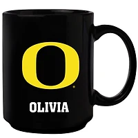 Black Oregon Ducks 15oz. Personalized Mug