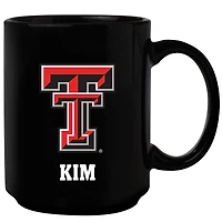 Black Texas Tech Red Raiders 15oz. Personalized Mug