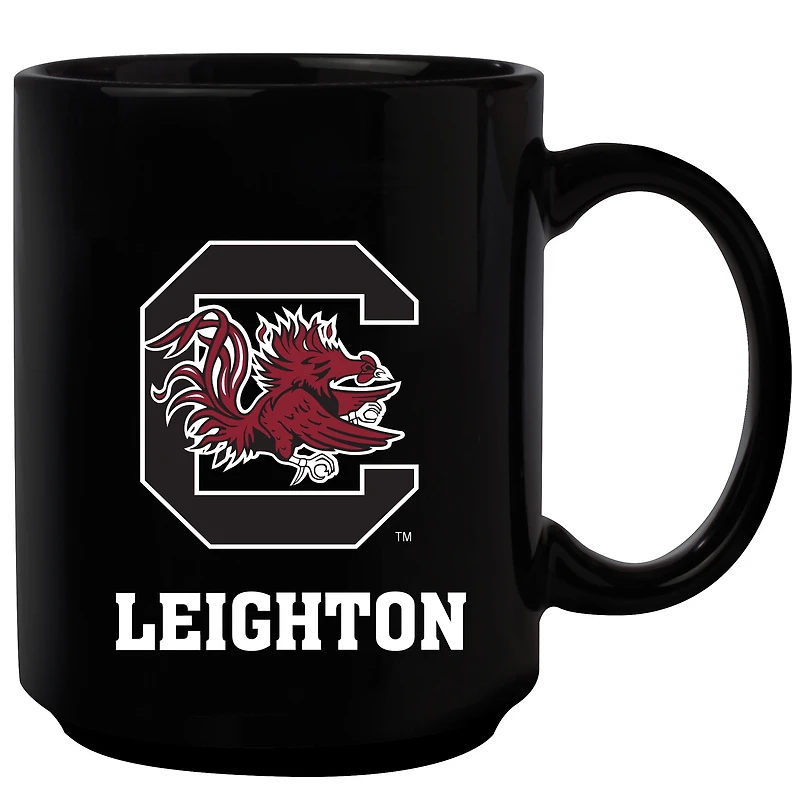 Black South Carolina Gamecocks 15oz. Personalized Mug