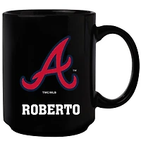 Black Atlanta Braves 15oz. Personalized Mug