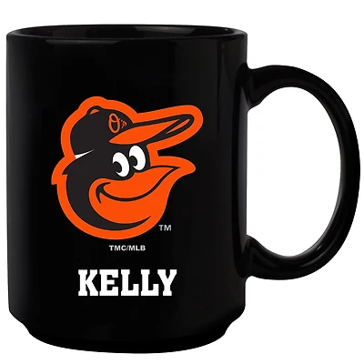 Black Baltimore Orioles 15oz. Personalized Mug