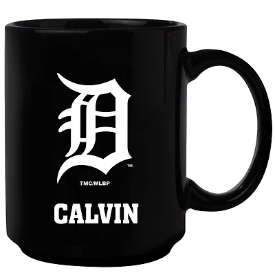 Black Detroit Tigers 15oz. Personalized Mug