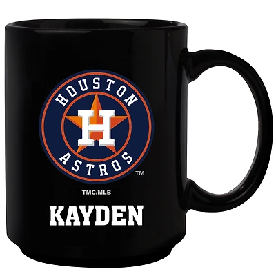 Black Houston Astros 15oz. Personalized Mug