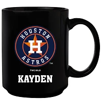 Black Houston Astros 15oz. Personalized Mug