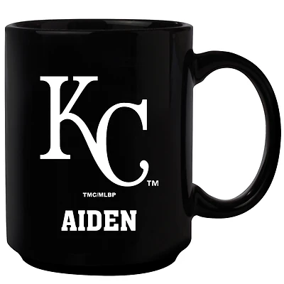 Black Kansas City Royals 15oz. Personalized Mug