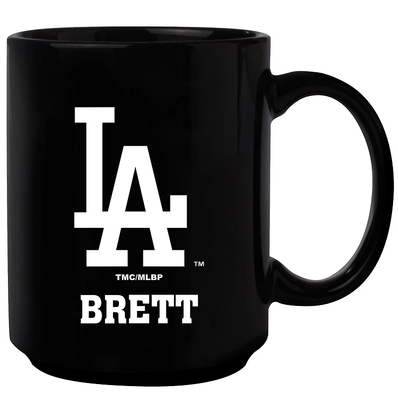 Black Los Angeles Dodgers 15oz. Personalized Mug
