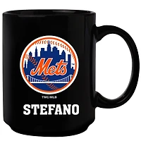 Black New York Mets 15oz. Personalized Mug