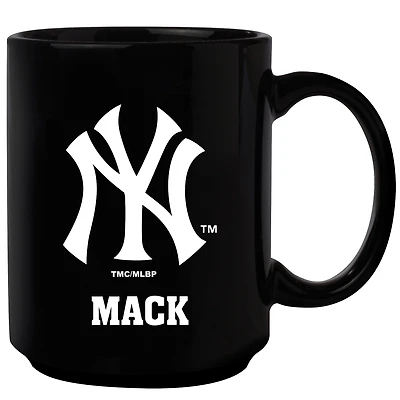 Black New York Yankees 15oz. Personalized Mug