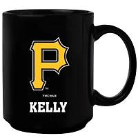 Black Pittsburgh Pirates 15oz. Personalized Mug