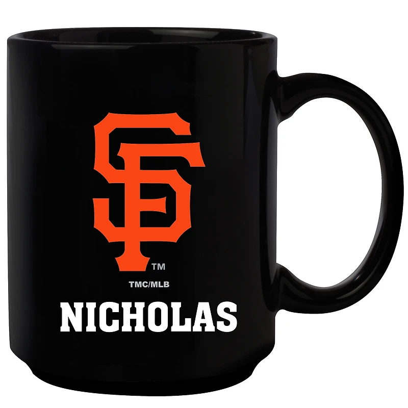 Black San Francisco Giants 15oz. Personalized Team Mug