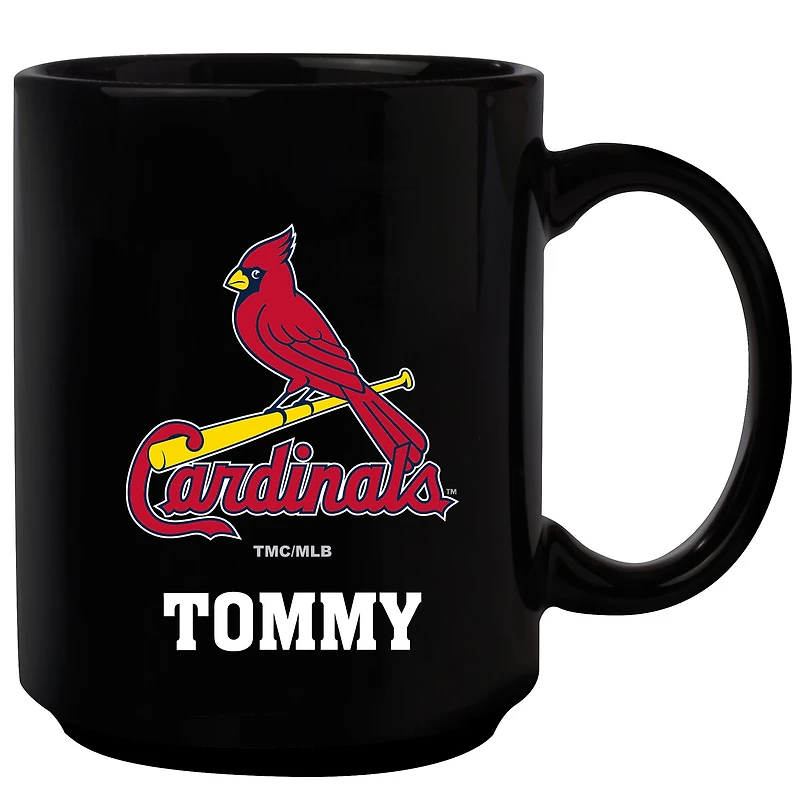 Black St. Louis Cardinals 15oz. Personalized Mug