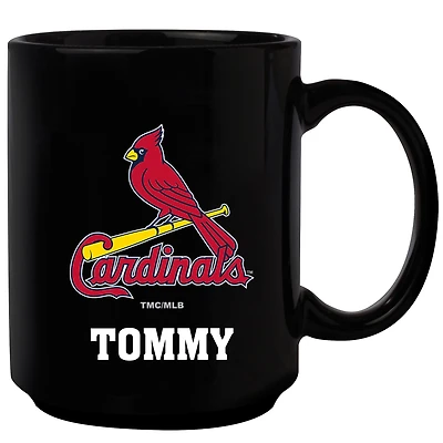 Black St. Louis Cardinals 15oz. Personalized Mug