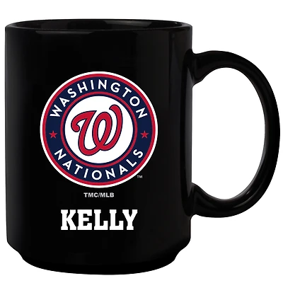 Black Washington Nationals 15oz. Personalized Mug