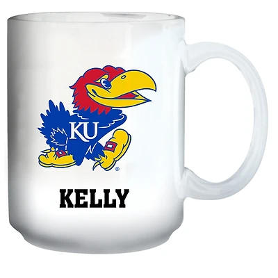 Kansas Jayhawks 15oz. Personalized Mug