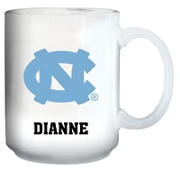 White North Carolina Tar Heels 15oz. Personalized Mug