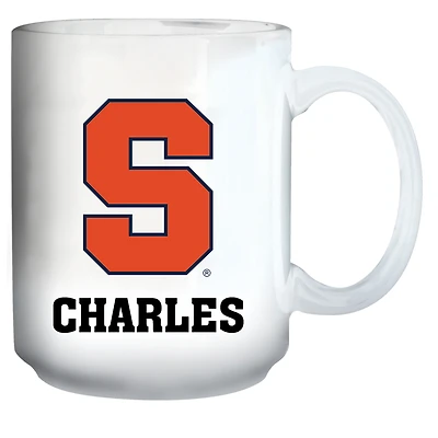 White Syracuse Orange 15oz. Personalized Mug