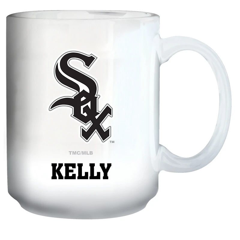 White Chicago White Sox 15oz. Personalized Mug