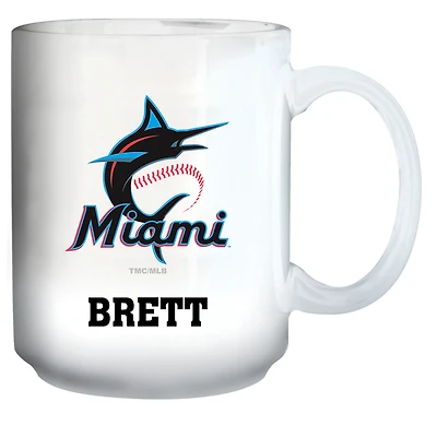 Miami Marlins 15oz. Personalized Mug