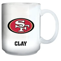 White San Francisco 49ers 15oz. Personalized Mug