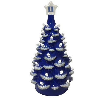 Blue Duke Blue Devils 14'' Ceramic Tree