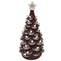 Maroon Mississippi State Bulldogs 14'' Ceramic Tree