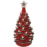 Maroon NC State Wolfpack 14'' Ceramic Tree