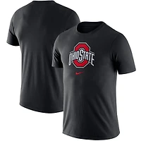 Men's Nike Black Ohio State Buckeyes Essential Logo T-Shirt