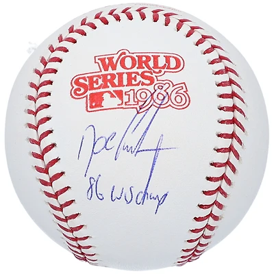Dwight Gooden New York Mets Autographed 1986 World Series Logo Baseball with "86 WS Champs" Inscription
